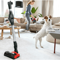 שואב אבק אלחוטי חובט עם מוט גמיש בוש BOSCH Unlimited Serie 7 BCS711PET - תוצרת גרמניה - שנתיים אחריות + 8 שנות אחריות למנוע יבואן רשמי