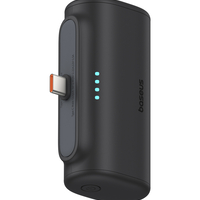 מטען נייד סוללת גיבוי עם טעינה מהירה בזוס Baseus Compact Power Bank Type-C 5000mAh 20W PD  - יבואן רשמי!