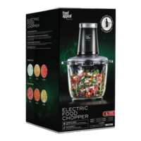 קוצץ ירקות חשמלי עוצמתי במיוחד 500W בעל מיכל זכוכית 2 ליטר פוד אפיל Food Appeal - יבואן רשמי