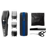 מכונת תספורת עם בקרת מגע דיגיטלית צבע שחור PHILIPS Hair Clipper HC7650/15 - שנתיים אחריות יבואן רשמי