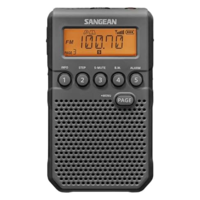 רדיו דיגיטלי טרנזיסטור כיס סאנג'ין SANGEAN DT-800 - שנתיים אחריות יבואן רשמי - צבע שחור