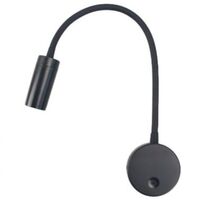 מנורת קיר לשבת צילינדר ללא כבל אומגה OMEGA OM-SHAB-WL-CCT - שנתיים אחריות יבואן רשמי - צבע שחור