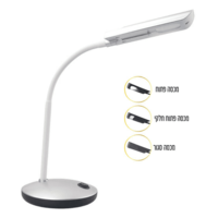 מנורת שבת שולחנית אומגה OMEGA 5W - שנתיים אחריות יבואן רשמי - צבע כסוף