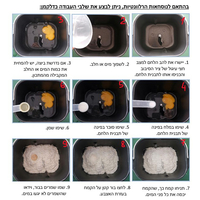 אופה לחם דיגיטלי גולד ליין Gold Line BREAD MAKER ATL-625 - יבואן רשמי