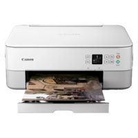 מדפסת משולבת אלחוטית קנון Canon PIXMA TS5351i - שנתיים אחריות יבואן רשמי - גוון לבן