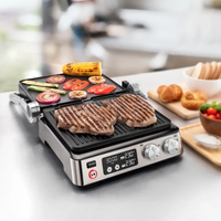 טוסטר / גריל לחיצה 2000W דיגיטלי ד'לונגי D'eLonghi Multigrill CGH920D - יבואן רשמי!