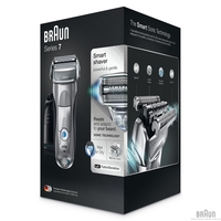 מכונת גילוח עם מכונת שטיפה בראון Braun 7899cc - שנתיים אחריות יבואן רשמי!