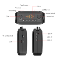 רמקול מדונה מקצועי 30W למדריכים ומורים עם מיקרופון חוטי סאפה SAFA T-12BT - שנתיים אחריות יבואן רשמי