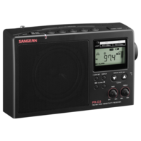 רדיו דיגיטלי AM/FM סאנג'ין SANGEAN PR-D3 - שנתיים אחריות יבואן רשמי - צבע שחור