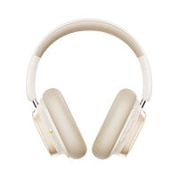 אוזניות אלחוטיות עם מסנן רעשים Baseus Bowie H1s Noise-Cancellation Wierless Headphones - יבואן רשמי - צבע לבן