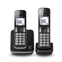 טלפון אלחוטי + שלוחה בעברית פנסוניק Panasonic KX-TGD312 - שנתיים אחריות יבואן רשמי