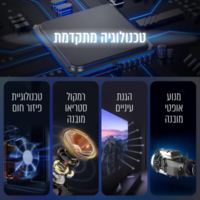 מקרן חכם 1080P כולל שיקוף מסך אלחוטי פקארד בל Packard bell LUMINATOR LEGEND-50 - יבואן רשמי- כולל מסך הקרנה בגודל 100