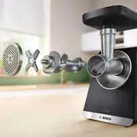 מטחנת בשר 2100W בוש BOSCH MultiPower Serie 6 MFWS641B - יבואן רשמי