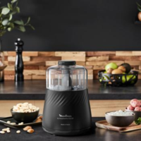 קוצץ ירקות חשמלי 1000W מולינקס Moulinex La Moulinette Eco Respect chopper DP712827 - שנתיים אחריות יבואן רשמי - צבע שחור