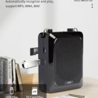 רמקול מדריכים מורים נטען נייד 30W עם מיקרופון מדונה אלחוטי + חוטי סאפה SAFA T-28BT - שנתיים אחריות יבואן רשמי