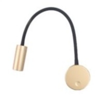מנורת קיר לשבת צילינדר ללא כבל אומגה OMEGA OM-SHAB-WL-CCT - שנתיים אחריות יבואן רשמי - צבע זהב