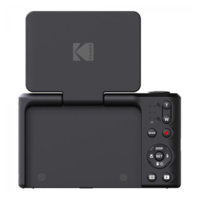 מצלמה דיגיטלית נטענת עם מסך מתהפך קודאק Kodak PIXPRO C1 - כולל כרטיס זיכרון וקורא כרטיס -  צבע שחור