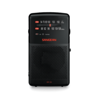 טרנזיסטור רדיו אנלוגי סאנג'ין SANGEAM SR-35 - שנתיים אחריות יבואן רשמי - צבע שחור