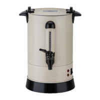 מיחם לשבת 6.8 ליטר מכסה שטוח פטור טבילה כשרות מהודרת סאוטר Sauter WB1230CR - יבואן רשמי - צבע קרם