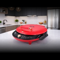 שף הפלא עם פלטות נשלפות עוצמתי Universe NRI-8640 - פטור מטבילה והגעלה - יבואן רשמי - צבע אדום