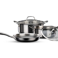 סט סירים ומחבת 5 חלקים פוד אפיל Food Appeal HYBRID PAN - יבואן רשמי