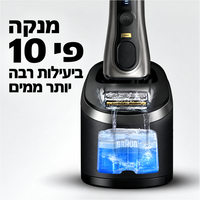 מארז 8 מחסניות נוזל שטיפה למכונת גילוח בראון Braun 3-in-1 ShaveCare CCR6+2