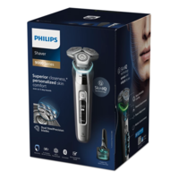 מכונת גילוח יבש / רטוב כולל מתקן שטיפה פיליפס Philips S9975/55 - תוצרת הולנד! שנתיים אחריות יבואן רשמי!
