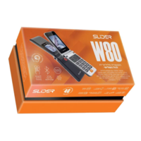 טלפון סלולרי למבוגרים סליידר SLIDER W80 4G - צבע זהב - שנה אחריות יבואן רשמי