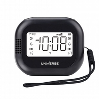שעון מעורר לשבת דיגיטלי צלצול / רטט נטען יוניברס UNIVERSE NRI-922 - צבע שחור