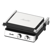 טוסטר גריל לחיצה 2200W בגודל 4 פרוסות סאוטר Sauter Toaster Grill TGK644 - יבואן רשמי - כשרטת מהודרת פטור מטבילה - גוון נירוסטה