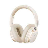 אוזניות אלחוטיות עם מסנן רעשים Baseus Bowie H1s Noise-Cancellation Wierless Headphones - יבואן רשמי - צבע לבן