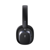 אוזניות אלחוטיות עם מסנן רעשים Baseus Bowie H1s Noise-Cancellation Wierless Headphones - יבואן רשמי - צבע שחור
