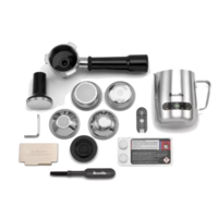 מכונת קפה אספרסו ברוויל BREVILLE BARISTA EXPRESS WITH MILK JUG THERMAL BES875BKS - יבואן רשמי!