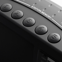 רדיו דיגיטלי AM/FM סאנג'ין SANGEAN PR-D3 - שנתיים אחריות יבואן רשמי - צבע שחור