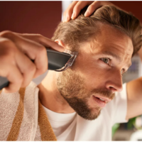 מכונת תספורת עם בקרת מגע דיגיטלית צבע שחור PHILIPS Hair Clipper HC7650/15 - שנתיים אחריות יבואן רשמי