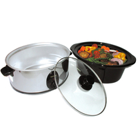 סיר בישול איטי חשמלי 3.5 ליטר עם קערת חרס נשלפת גולד ליין Gold Line ATL-035 - מאושר צ.מ.ת לשימוש בשבת