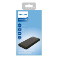 מטען נייד סוללת גיבוי פיליפס Philips Power Bank 10,000mAh DLP1810CB/00 - יבואן רשמי!