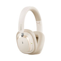 אוזניות אלחוטיות עם מסנן רעשים Baseus Bowie H1s Noise-Cancellation Wierless Headphones - יבואן רשמי - צבע לבן