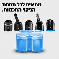 מארז 8 מחסניות נוזל שטיפה למכונת גילוח בראון Braun 3-in-1 ShaveCare CCR6+2