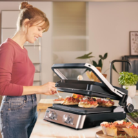 טוסטר גריל 2000W בראון Braun MultiGrill 7 CG7020 - שנתיים אחריות יבואן רשמי