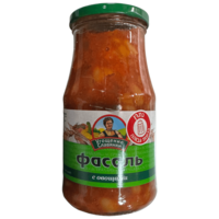 Фасоль с овощами