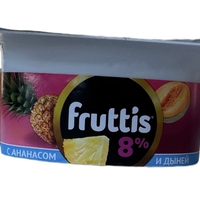 יוגורט 8% שומן בטעם אננס מלון
