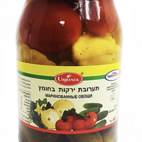 תערובת ירוקות בחומץ