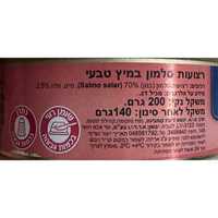 רצועת סלמון במיץ טבעי