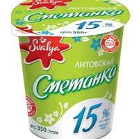 Литовская сметанка 15%