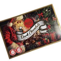 מבחר ממתקים שוקולד מריר ממולאים