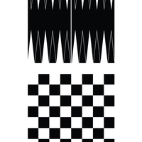 שולחן אלומיניום CAMPSTAR מתקפל עם לוח שש בש דמקה שחמט.