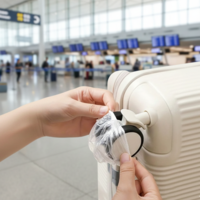 מגנים נגד אבק לגלגלי מזוודה 100 יחידות.