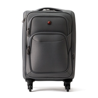 סט מזוודות פולו סוויס מתרחבות בד EVA עמיד במיוחד 20 אינץ׳, 24 אינץ׳, 28 אינץ׳.