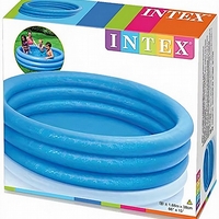בריכה כחולה מתנפחת 168X38.